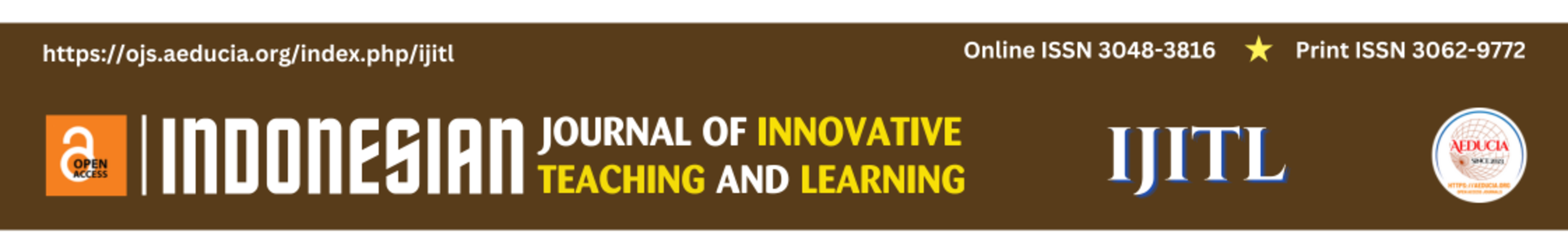 Indonesian Journal of Innovative Teaching and Learning