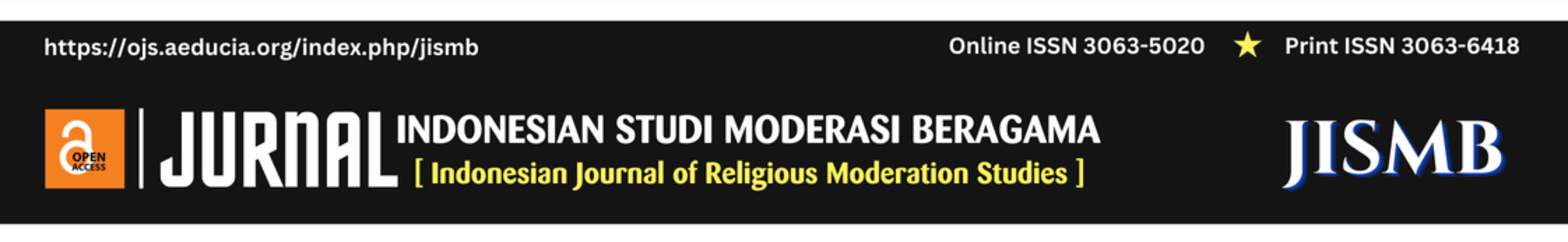 Jurnal Indonesia Studi Moderasi Beragama